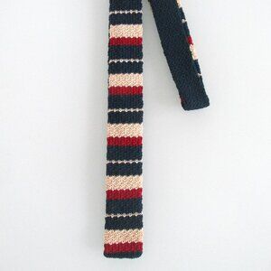 Rooster "Pips" Vintage Flat/Square Bottom Knit Tie